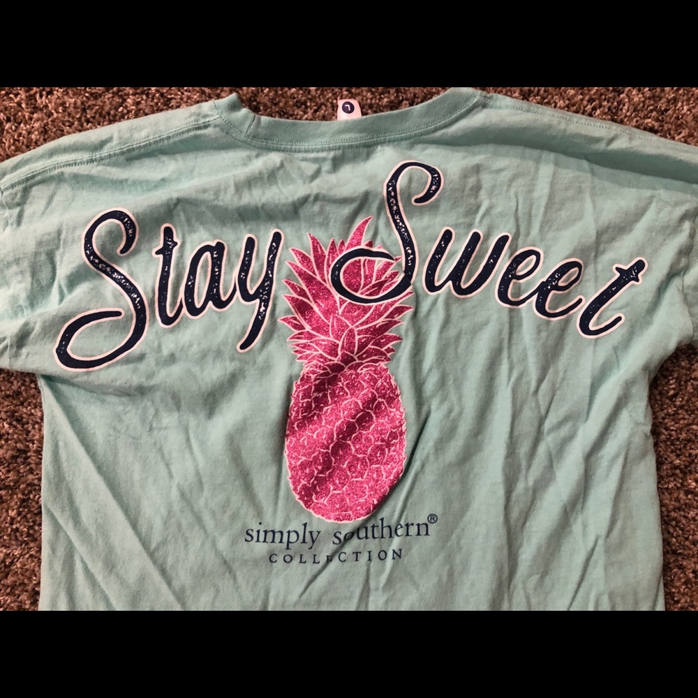 💥 3/$10! Simply Southern Long Sleeve Crop Large